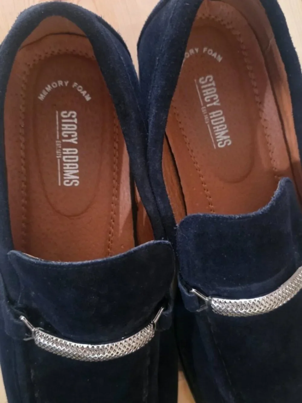 Stacy Adams Pasqual Navy Suede Bit Loafers Men’s 13 M